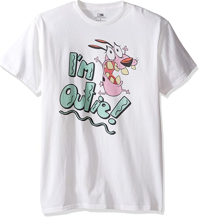 卡通网络男式courageimoutiet恤